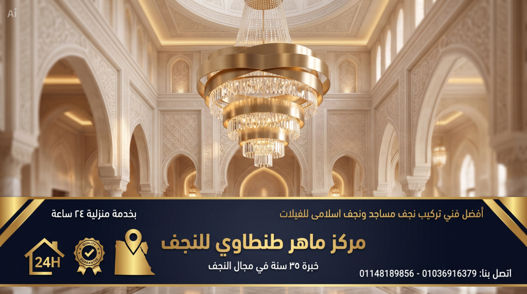 أفضل فني تركيب نجف مساجد ونجف إسلامي للفيلات