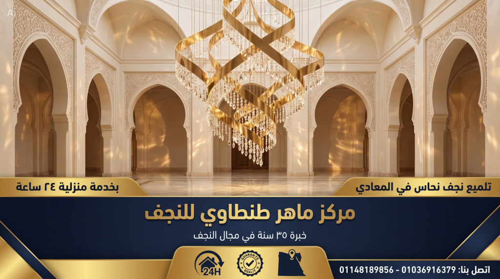 تلميع نجف نحاس في المعادي