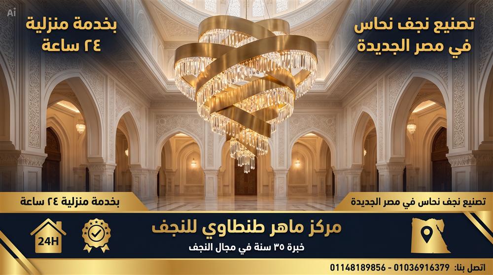 ورشة نحاس وتصنيع نجف